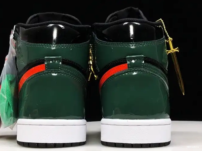 Rep TBK 1 AV3905-038 OG Jordan Retro Air SoleFly x High Team Orange-Fir Black 0524